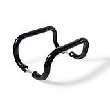 Ручка дверна офісна П-подібна скоба 300 мм чорна, фото 2