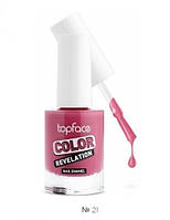 Лак для ногтей TopFace Color Revelation 9 мл, № 21 Матовый Натурально-розовый