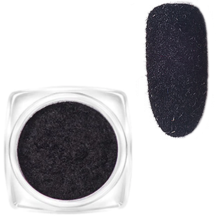 Оксамит для дизайну B-02, чорний, фото 1