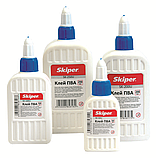 Клей ПВА, 100 мл, суперковпачок, Skiper, SK-100U, фото 2