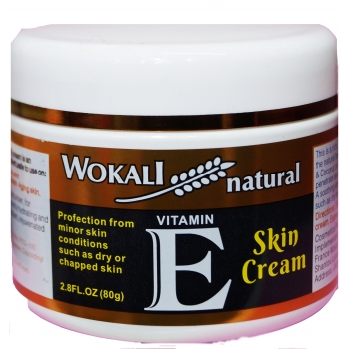 Крем для обличчя Wokali Natural Vitamin E Skin Cream з вітаміном Е WKL525 80 г, фото 1