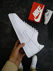 Чоловічі кросівки Nike Air Force 1 Low White Flame Swoosh ALL06965, фото 4