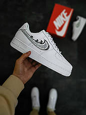 Чоловічі кросівки Nike Air Force 1 Low White Flame Swoosh ALL06965, фото 2