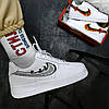 Чоловічі кросівки Nike Air Force 1 Low White Flame Swoosh ALL06965, фото 8