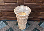 Корзина багетница плетеная напольная для багетов, товара в магазине, фото 2