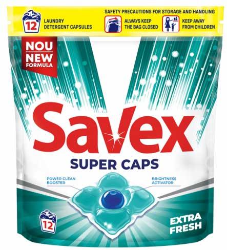 Капсули для прання Savex Super Caps Extra Fresh 15 шт (3800024046858)