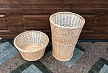 Корзина багетница плетеная напольная для багетов, товара в магазине, фото 5