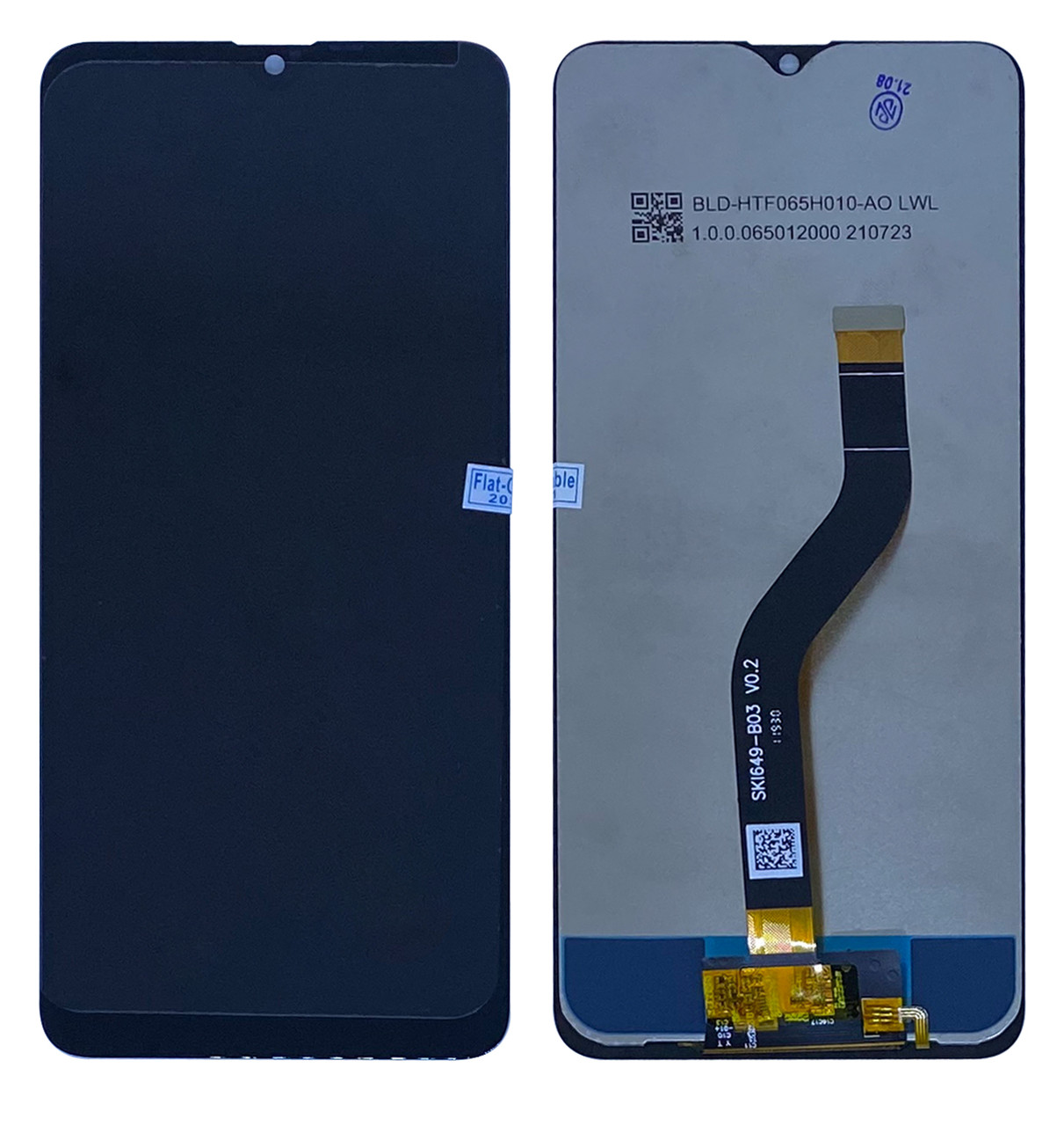 Дисплейний модуль (екран) для Samsung A207 Galaxy A20S (2019) чорний (PRC)