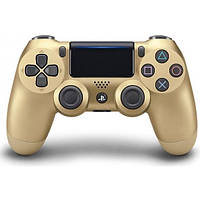 Беспроводной геймпад джойстик PlayStation Dualshock 4 V2 Bluetooth PS4 золото