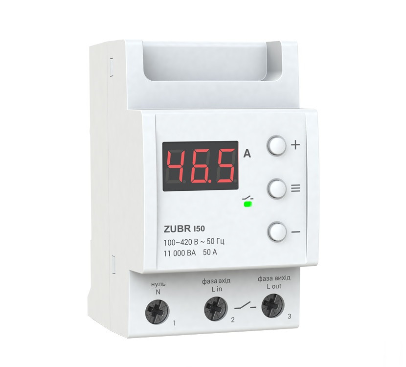 Реле контролю струму ZUBR I50 DS Electronics
