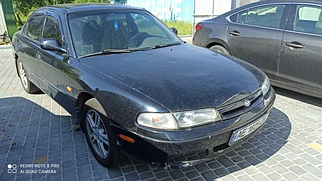 Дефлектори вікон Mazda 626 1992-1997 Sedan (HIC). Вітровики на Mazda 626 седан