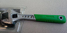 Ключ розвідний 6"- 162mm з прогумованою ручкою TOPTUL AMAA2415, фото 3