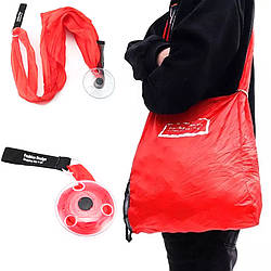 Портативна сумка шопер для покупок і зберігання багатофункціональна обертається телескопічна ультрамаленька