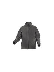 HASE Толстовка флісова, колір графіт, розмір S, M, L, XL, 2XL HOEGERT HT5K372