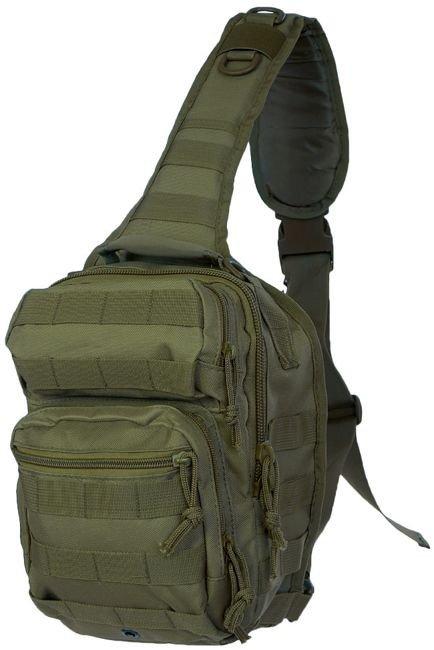 Тактичний однолямковий рюкзак Mil-Tec One Strap Assault 9 л. Olive (14059101)