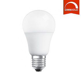Світлодіодна LED-лампа OSRAM SUPERSTAR A60 10 W 806 lm E27 теплий білий, димована, матова