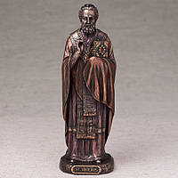 Статуэтка религиозная Veronese Святой Николай 21 см 02443 с бронзовым напылением