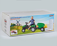 Педальний Трактор з причепом Pilsan 07-316 зелений, фото 2