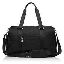 Дорожня сумка тканинна Epol-bags 6016-12 чорна, фото 3