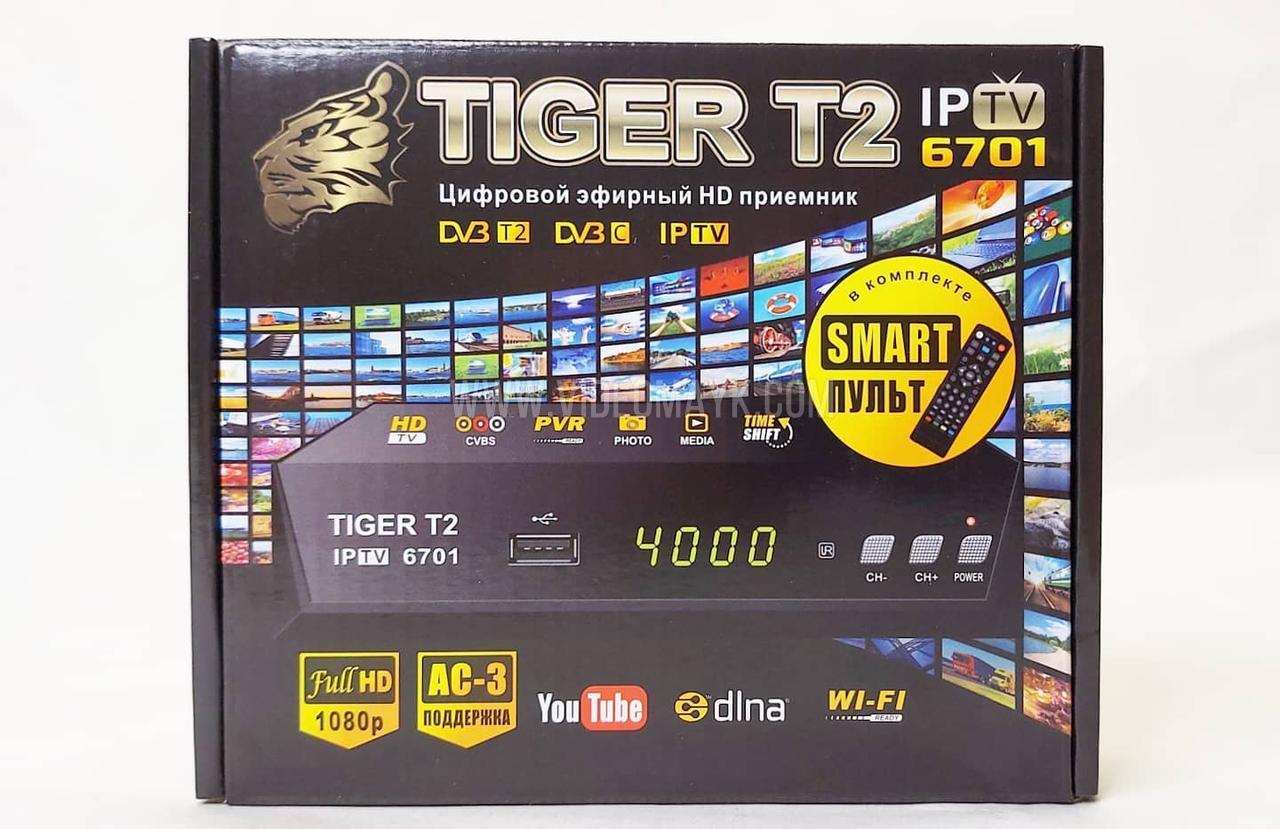 Цифровий ефірний ресивер T2 Tiger T2 IPTV 6701