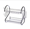 Сушарка для посуду (2 ярусу) з пластиковим підносом 44см*54см*77см А-Плюс 1154, фото 2