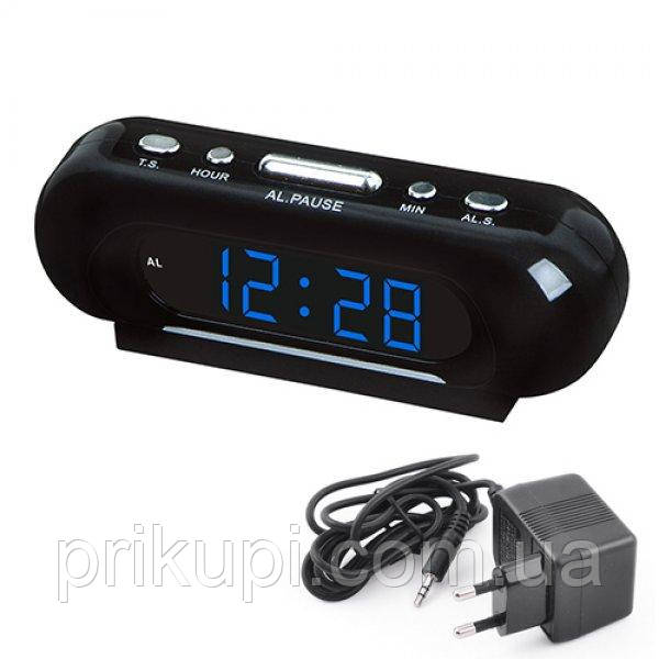 Годинник мережеві VST 716-5 з синім підсвічуванням