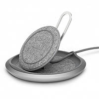 Беспроводная зарядка Moshi Lounge Q Wireless Charging Stand, Nordic Gray беспроводная зарядка для айфона