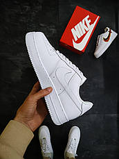 Чоловічі кросівки Nike Air Force 1 Low White Red Sword Swoosh ALL06966, фото 4
