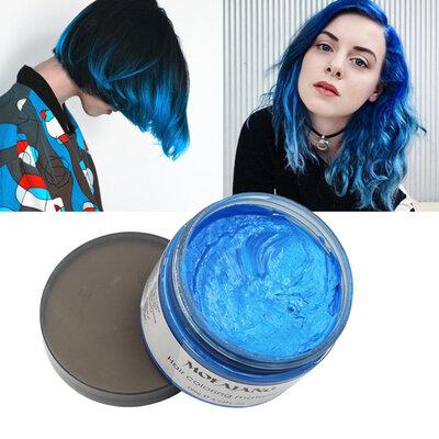Окрашивающий воск для волос Mofajang синий - фото 1 - id-p1476512796