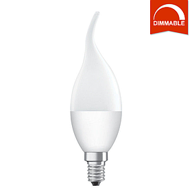 Світлодіодна LED-лампа OSRAM SUPERSTAR CL BA40 5.4 W 470 lm E14 теплий білий, димована, матова
