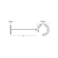 Соединители Ring PIN (HOOK TACH) 45/50 мм