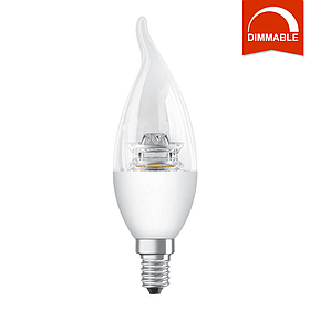 Світлодіодна LED-лампа OSRAM SUPERSTAR CL BA40 5.7 W 470 lm E14 теплий білий, димована, прозора