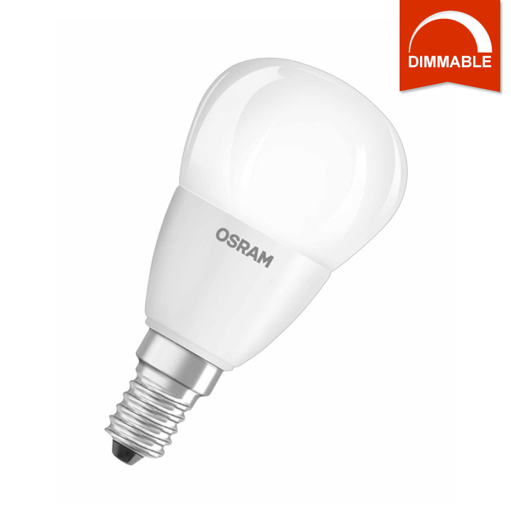 Світлодіодна LED-лампа OSRAM SUPERSTAR P40 6 W 470 lm E14 теплий білий, димована, матова