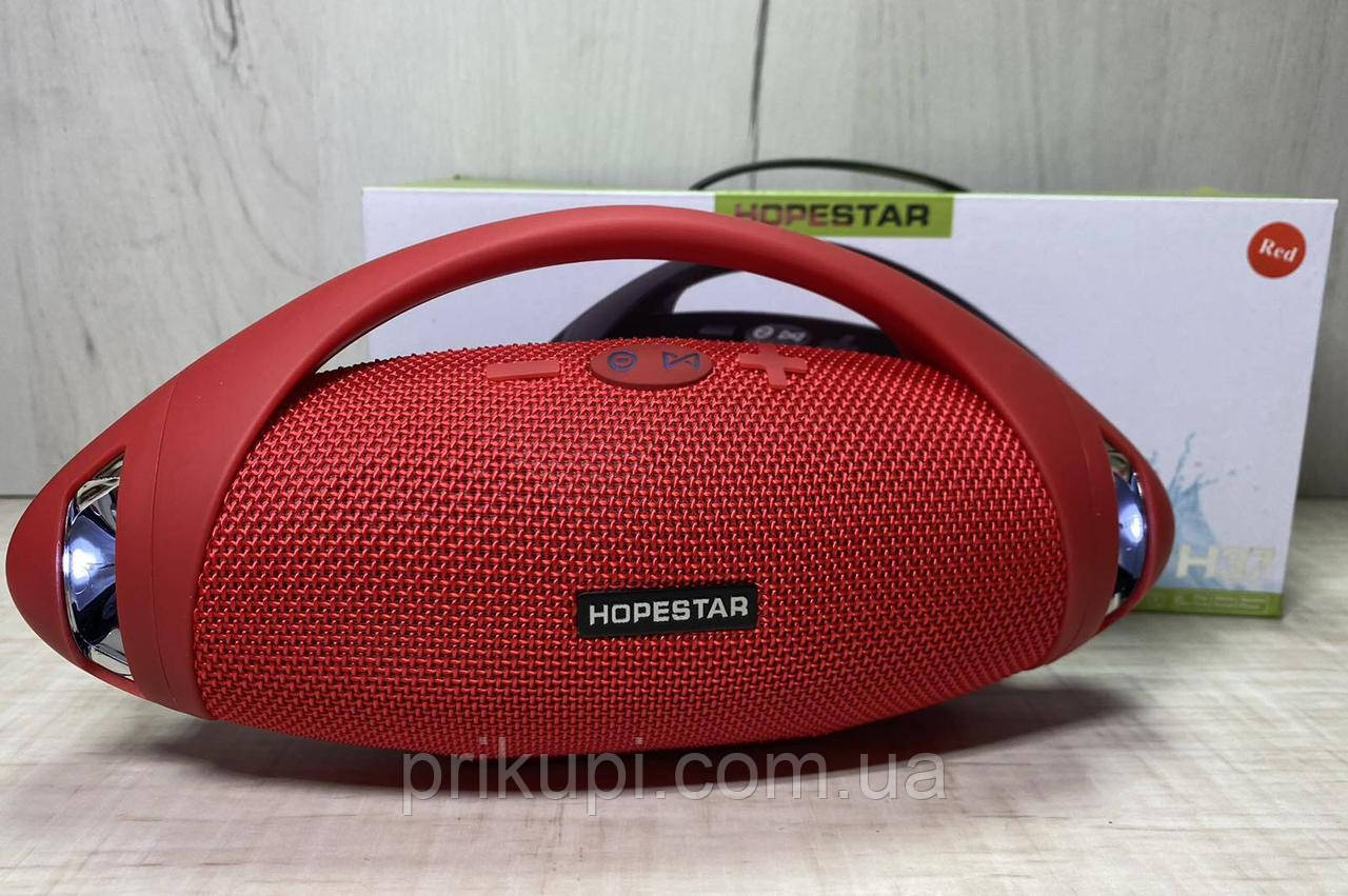 Портативна бездротова Bluetooth-колонка Hopestar H37 10 Вт, 1500 mAh, радіо, червона