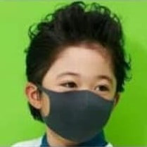 Багаторазова дитяча маска пітта Pitta Mask Kids OGAYA чорна 1шт.