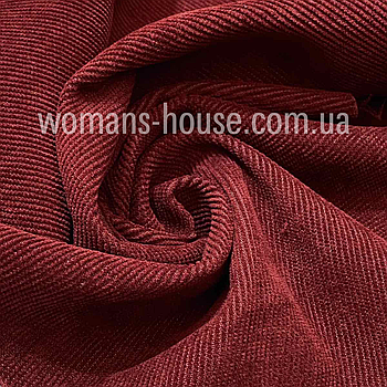 Тканина Мікровельвет Бордовий