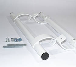 Ручка офісна пряма біла