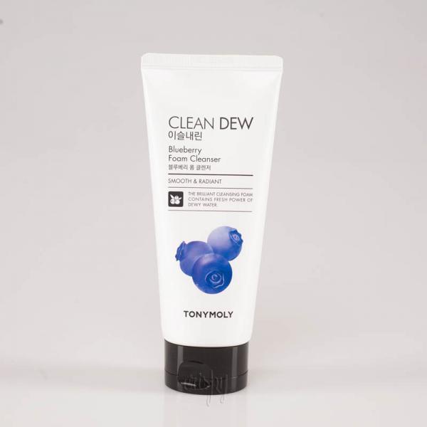 Пінка для вмивання з чорницею Tony Moly Clean Dew Foam Cleanser