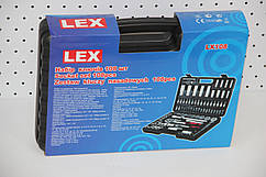 Набір інструменту Lex 108 Олементів, набір ключів і головок
