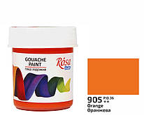 Фарба гуашева помаранчева 40 мл Rosa Studio, 323905
