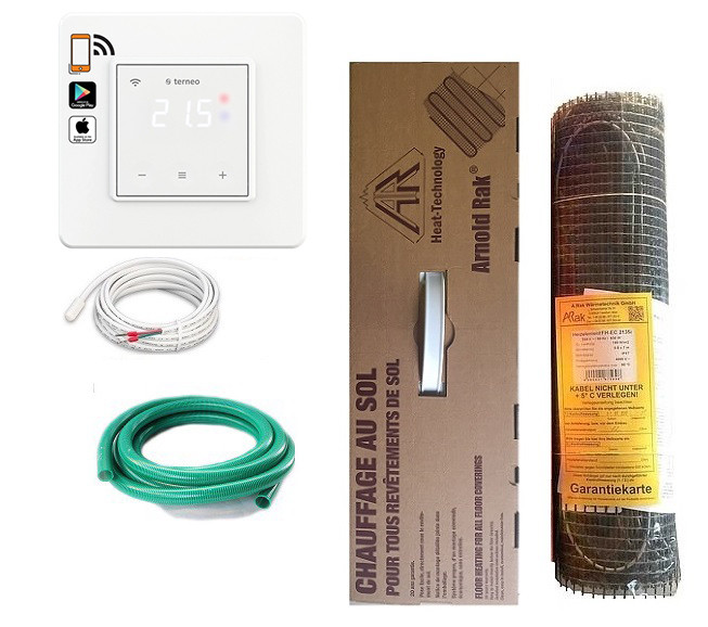 Мат для теплої підлоги (комплект) під плитку Arnold Rak FH-EC 2150 (5,0м2) і регулятор Terneo sx Wi-Fi