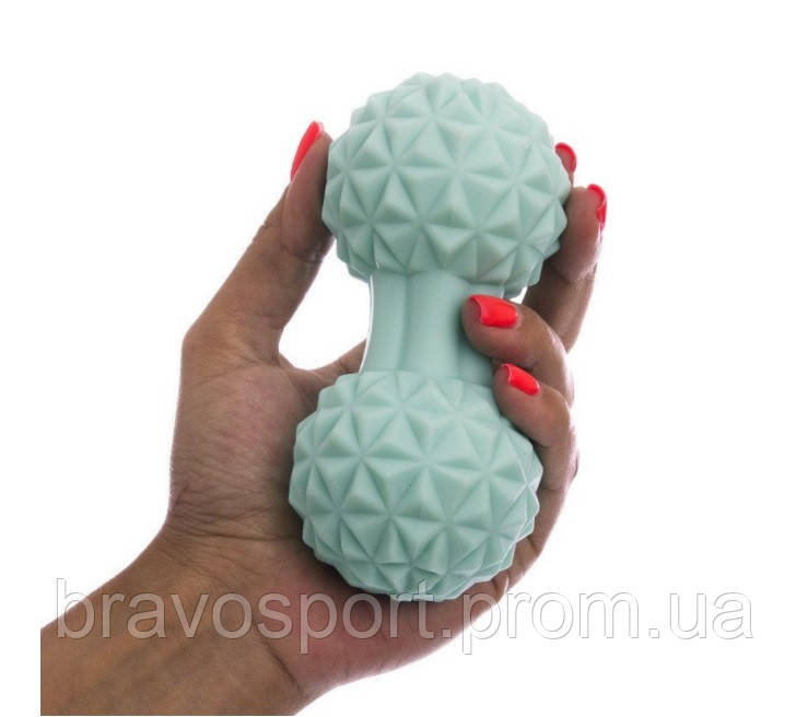 Массажер для спины Zelart DuoBall MASSAGE BALL 12,5 x 6,5 см - фото 2 - id-p1476562964