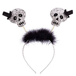 Обруч на Хелловін Yes! Fun "Череп", LED