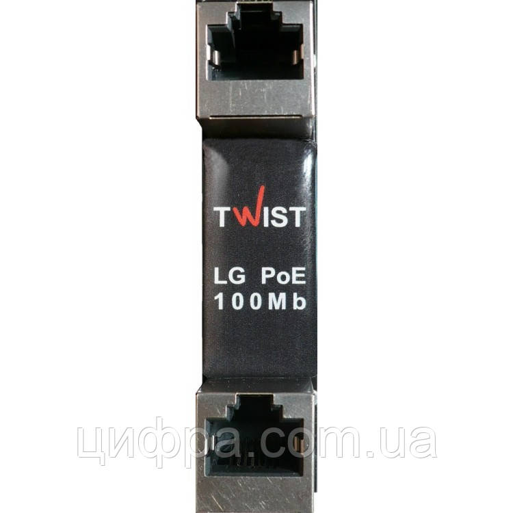 TWIST LG-PoE-100Mb-2U (пристрій захисту мережевого порту)
