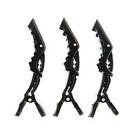 Затискач для волосся Salon Professional глянсовий, (3 шт.).