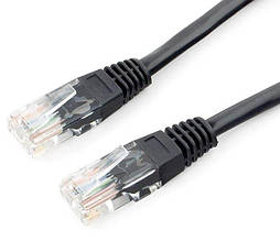 Патч-корд литий UTP RJ45 3m (чорний)