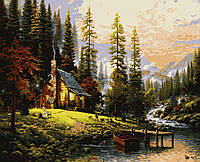 Картины по номерам "Уютный домик Томас Кинкейд" Artissimo холст на подрамнике 40x50 см PN8201
