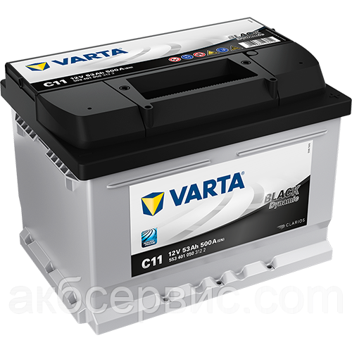 Акумулятор автомобільний Varta 6СТ-53 BLACK dynamic (C11)