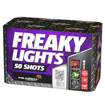 Салют FREAKY LIGHTS Калібр 15 мм \ 50 пострілів GP305, фото 2