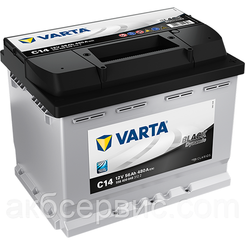 Акумулятор автомобільний Varta 6СТ-56 BLACK dynamic (C14)